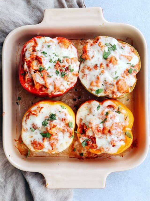 Add More Flavor to Stuffed Peppers with a Chicken Parm-Inspired Twist