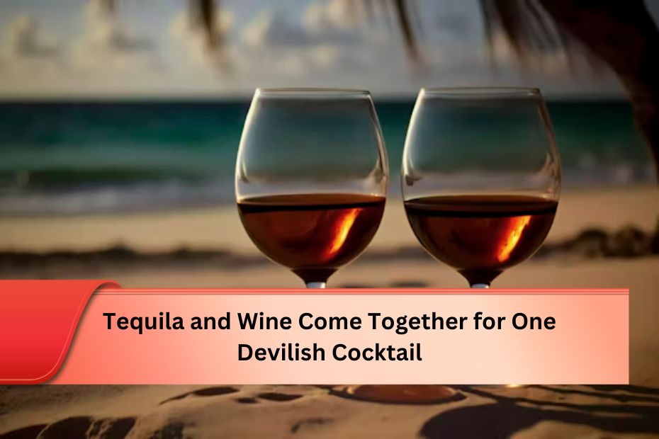 Tequila and Wine Come Together for One Devilish Cocktail