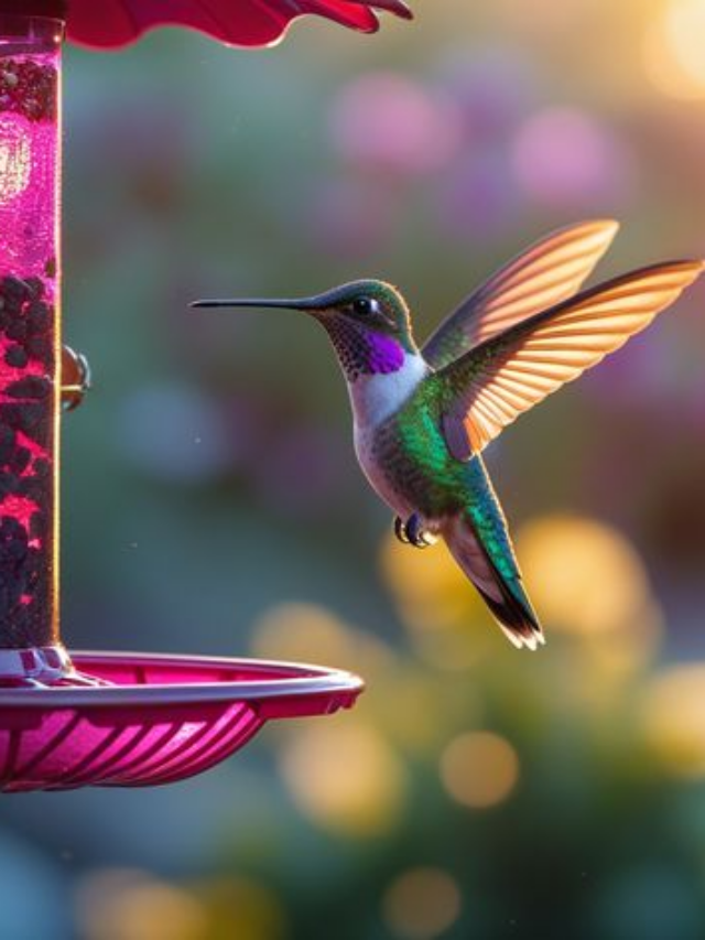 How to feed a hummingbird