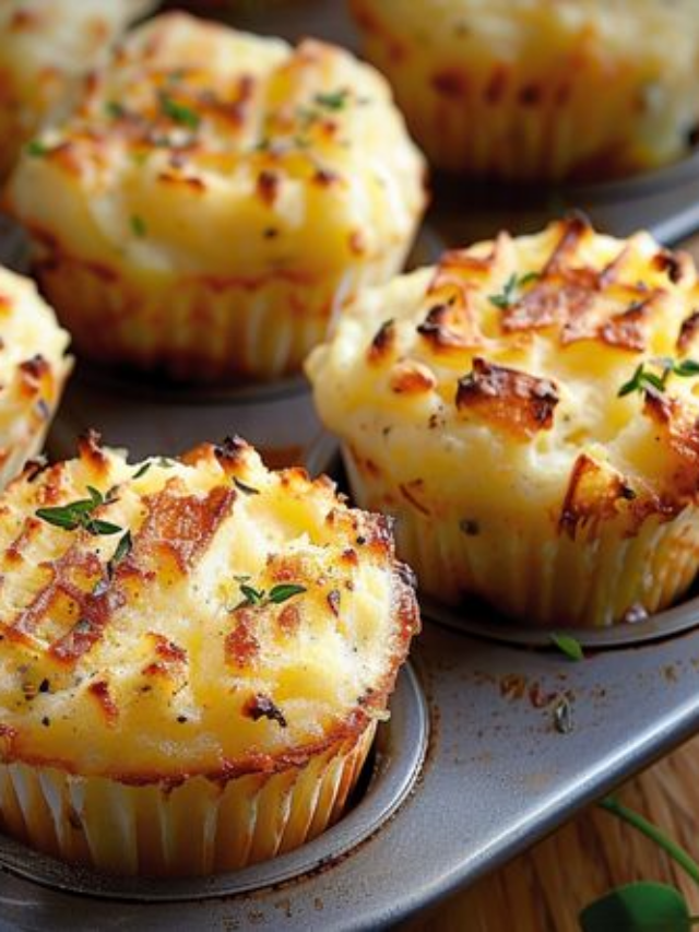 Crispy Cheesy Mashed Potato Muffins Recipe: The Best Way to Use Up Leftovers