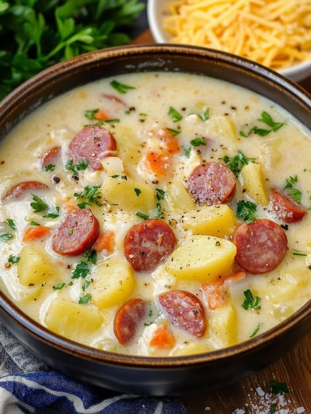 Warm Up with a Hearty Bowl of Potato Soup with Kielbasa